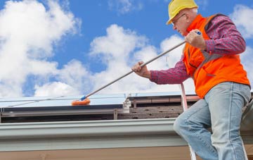 Haggrister soft wash roof cleaning